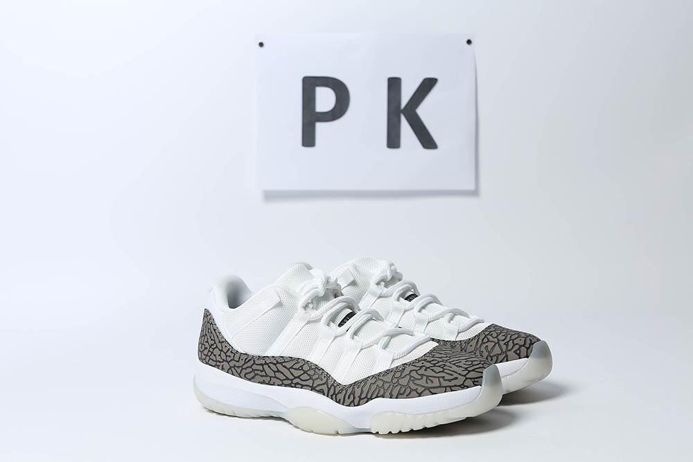 PK GOD Jordan 11 Retro Low IE White Cement RETAIL MATERIALS READY TO SHIP